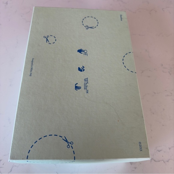 NIB Off-white Allen heel bow top in pink size: 8 - Picture 8 of 8